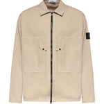 Overshirt in cotone con logo L1S151200005 S0298V009A STONE ISLAND 