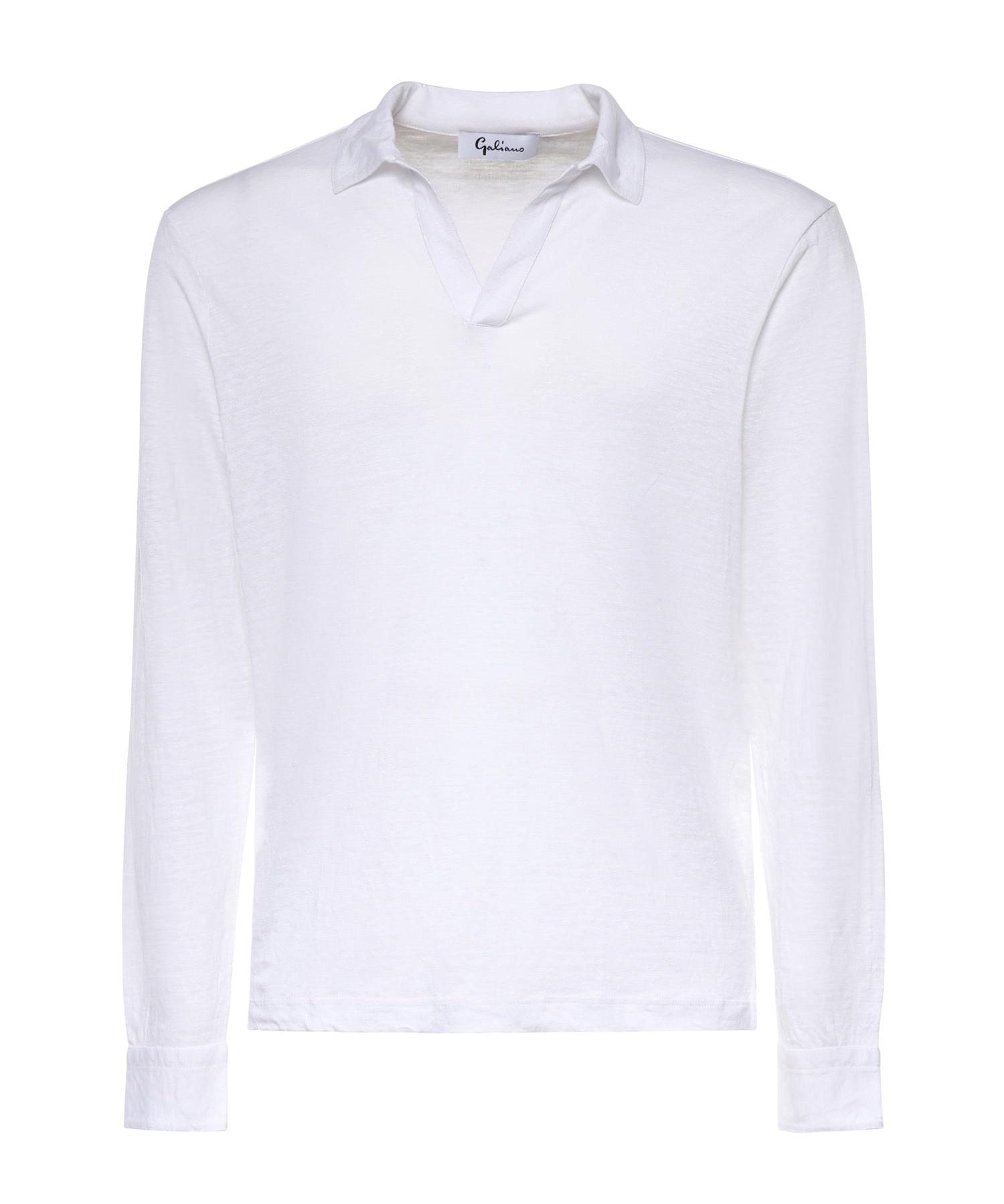 Polo in lino 60191 96803250 GALIANO 