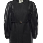 Giacca in lana e pelle<BR/><BR/> FJ7650 AJ0KF0TAZ FENDI 