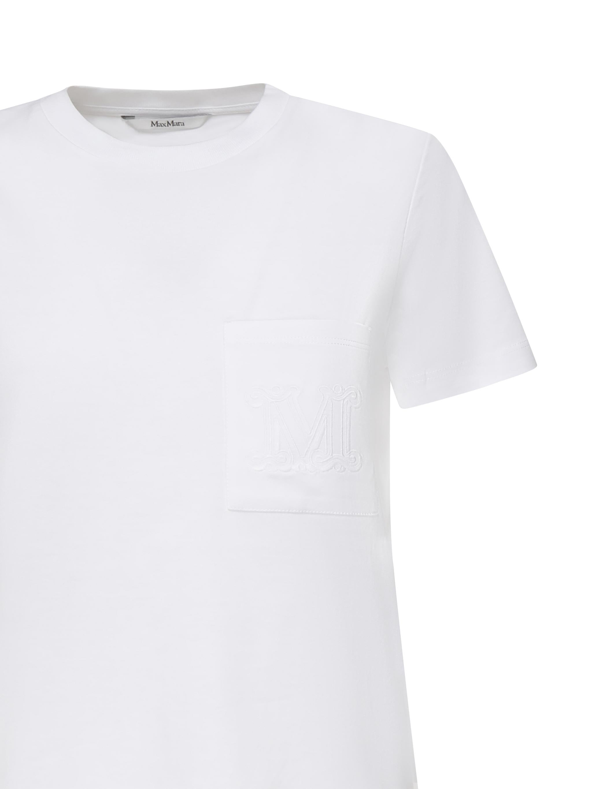 T-shirt in jersey di cotone 2511941032600 001 MAX MARA 