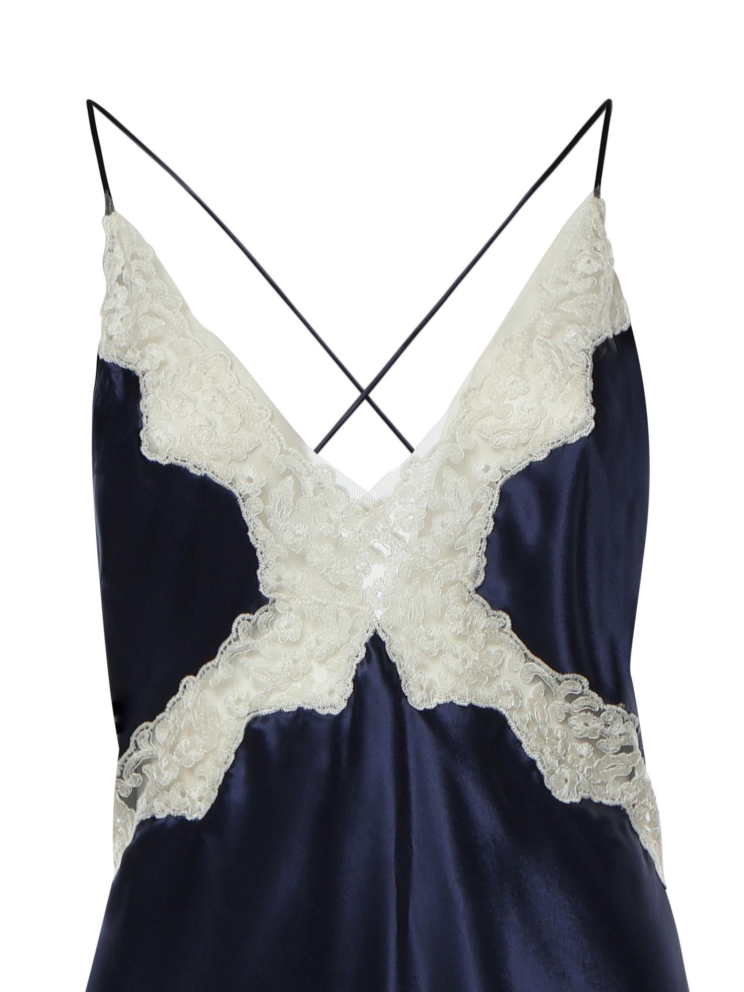 Top in raso con pizzo A08071627 1290 ALBERTA FERRETTI 