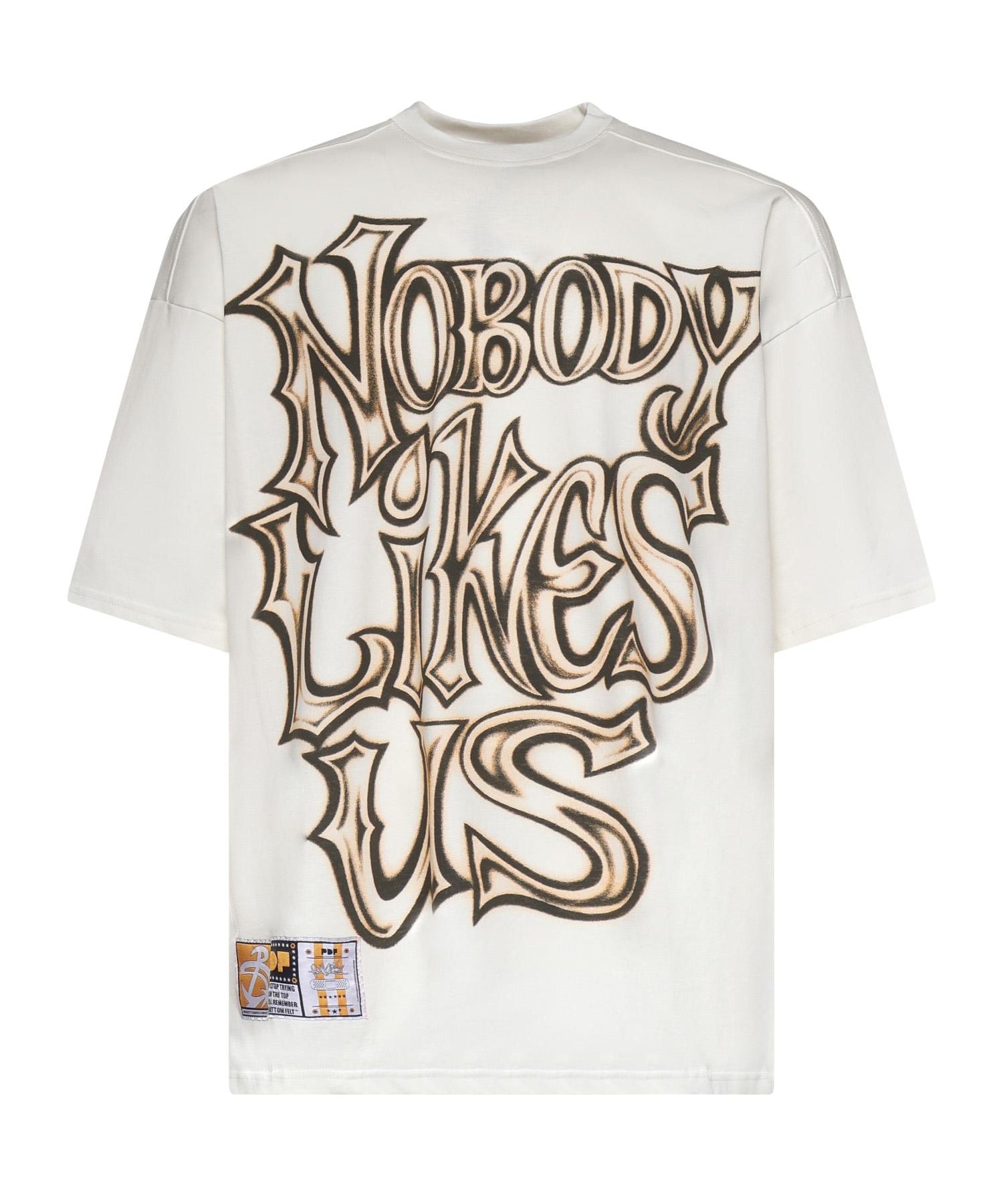 T-shirt The Boy Nobody Like Us in cotone DFM54029TJ110ITALY ITALY ITALY PDF CHANNEL 