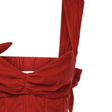 Mini abito August CD3955 RED FOR LOVE & LEMONS 