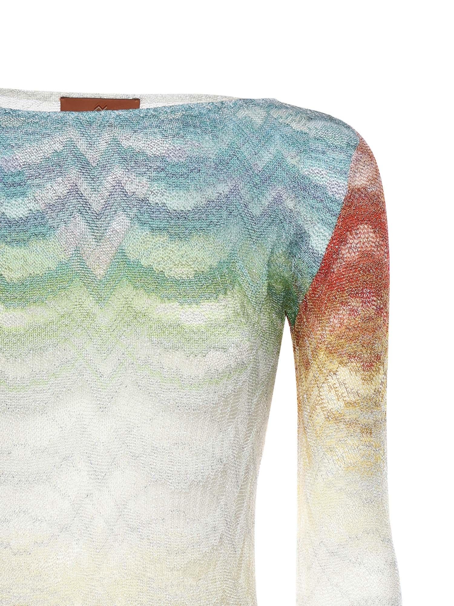 Mini-abito in viscosa lamé MC22SL00 BR014HSM9X1 MISSONI 
