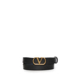 Cintura Vlogo Signature in pelle 7W2T0SM7 IYR0NO VALENTINO GARAVANI 