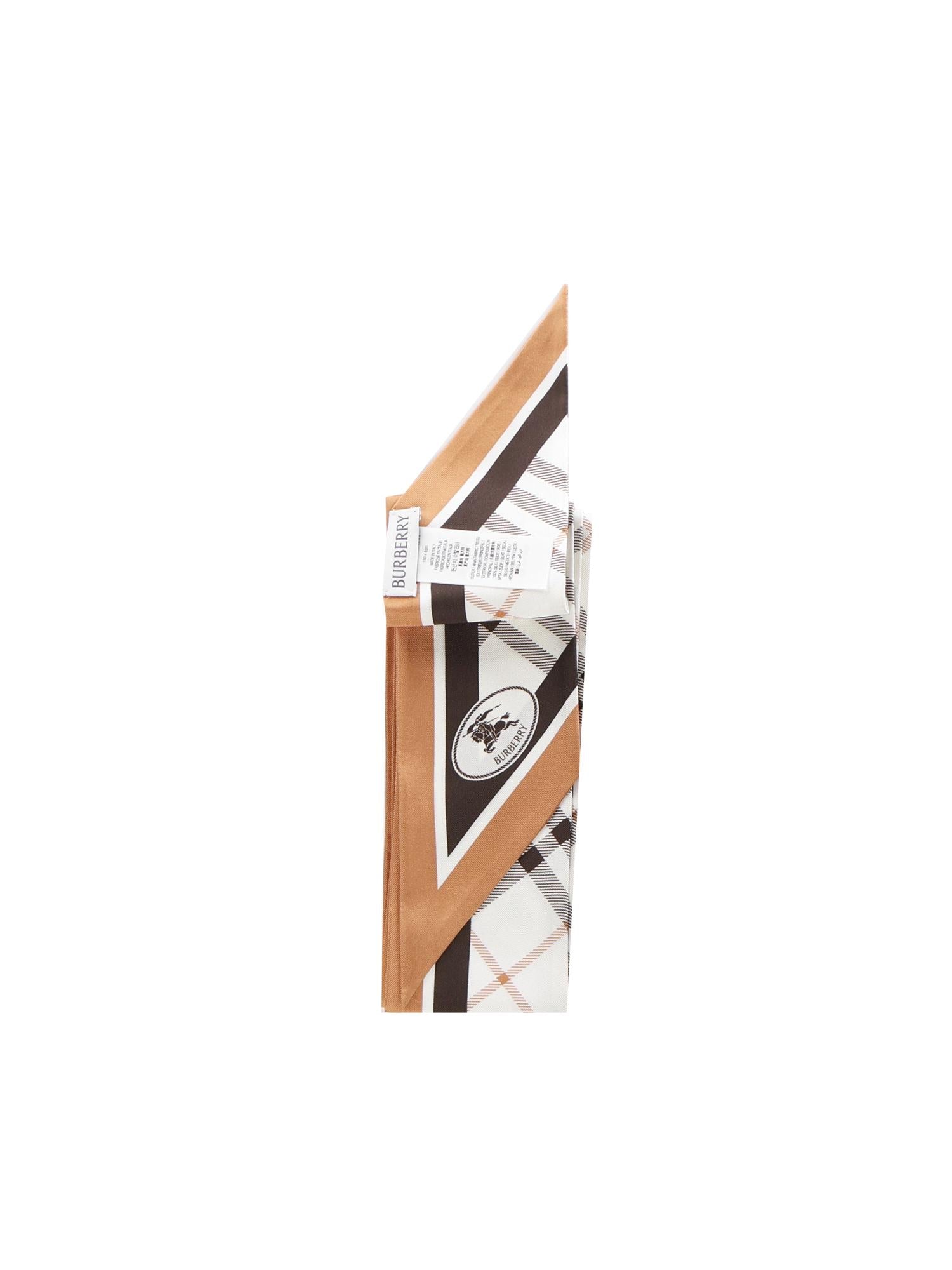 Sciarpa in seta Check 8120320 A4486 BURBERRY 
