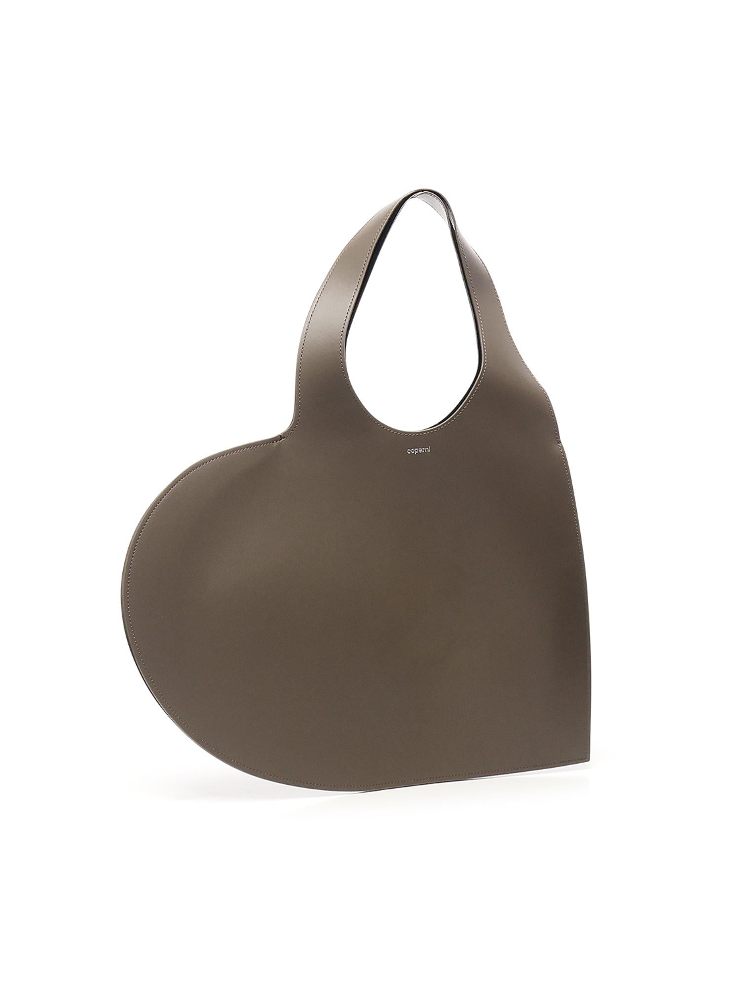 Borsa tote grande Heart<BR/> COPBA113F6004 BROWN COPERNI 