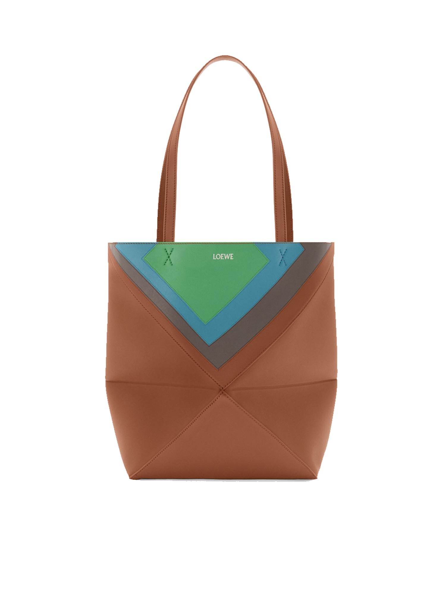 Borsa Puzzle Fold Tote media in nappa di vitello A779G50X96 143 LOEWE 