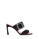 Mule Trompette in raso RVW45244410RS0 B999 ROGER VIVIER 