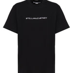 Logo t-shirt in cotone organico 6J0158 3SPY481000 STELLA McCARTNEY 