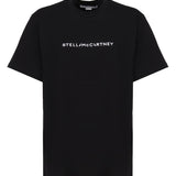 Logo t-shirt in cotone organico 6J0158 3SPY481000 STELLA McCARTNEY 