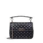 Borsa media Rockstud Spike in nappa<BR/> 5W0B0122 NAP0NO VALENTINO GARAVANI 