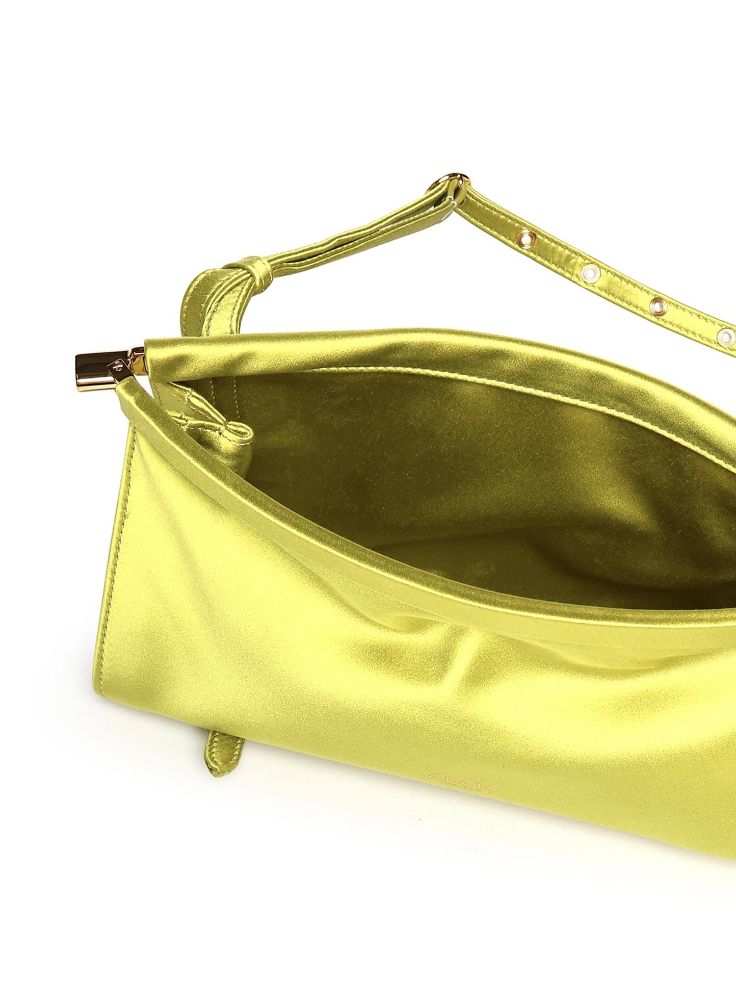 Borsa a spalla Le Click East West piccola in satin AA1S01426A024 244 ALAIA 