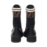 Biker Rockoko in pelle con tessuto stretch 8T6780 A3H4F13MC FENDI 