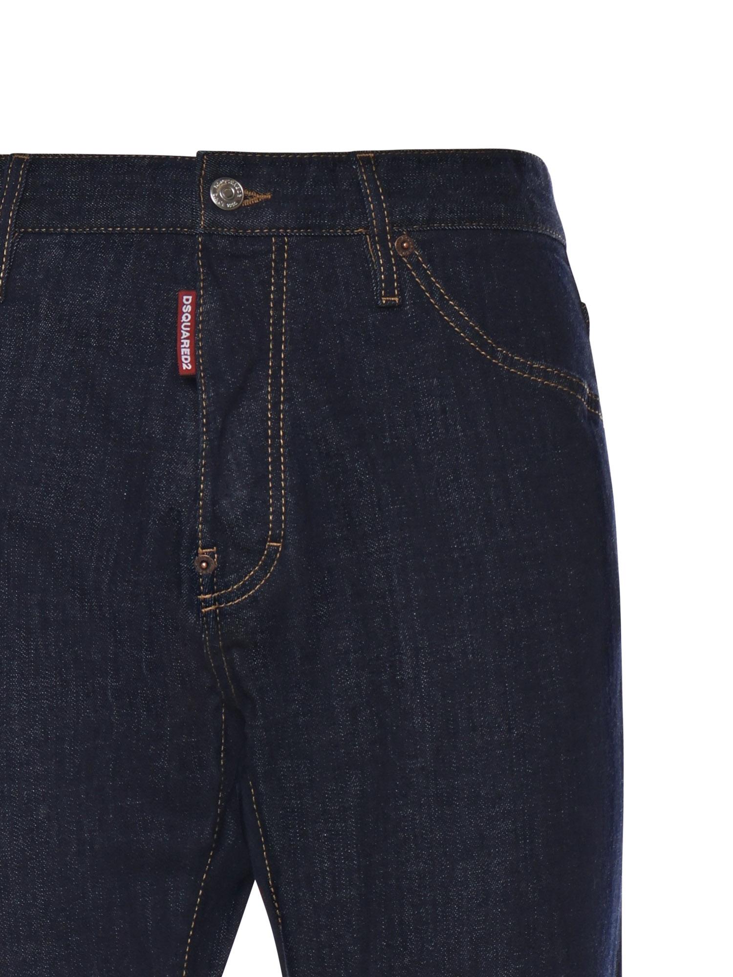 Jeans in denim di cotone stretch S74LB1893 S30664470 DSQUARED2 