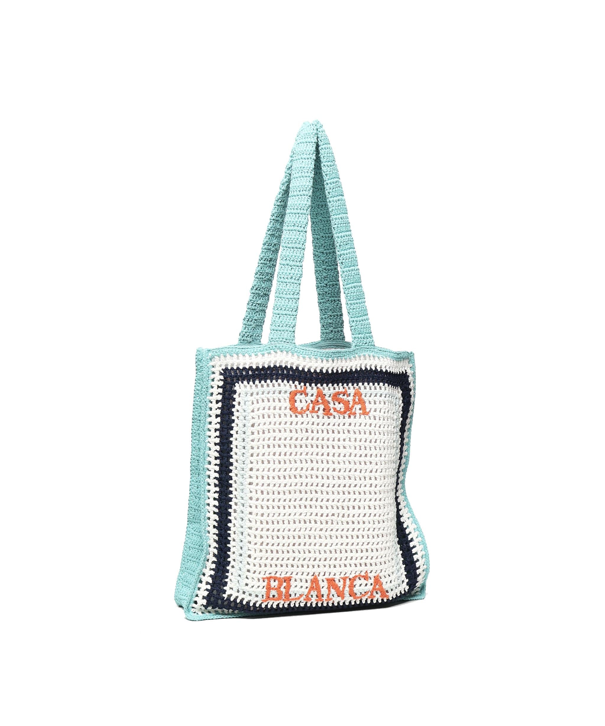 Tote bag Atlantis in crochet AS25BAG132 01 CASABLANCA 