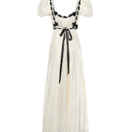 Abito lungo in pizzo CD3967 CREAM FOR LOVE & LEMONS 