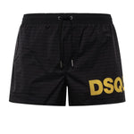 Boxer mare midi con logo D7B5C6600 014 DSQUARED2 