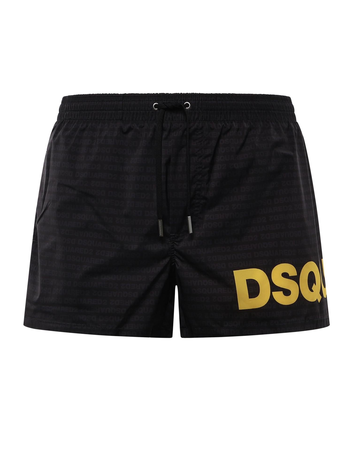 Boxer mare midi con logo D7B5C6600 014 DSQUARED2 
