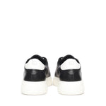 sneakers Mars in pelle MARS NAPPABLACK/WHITE GIULIANO GALIANO 