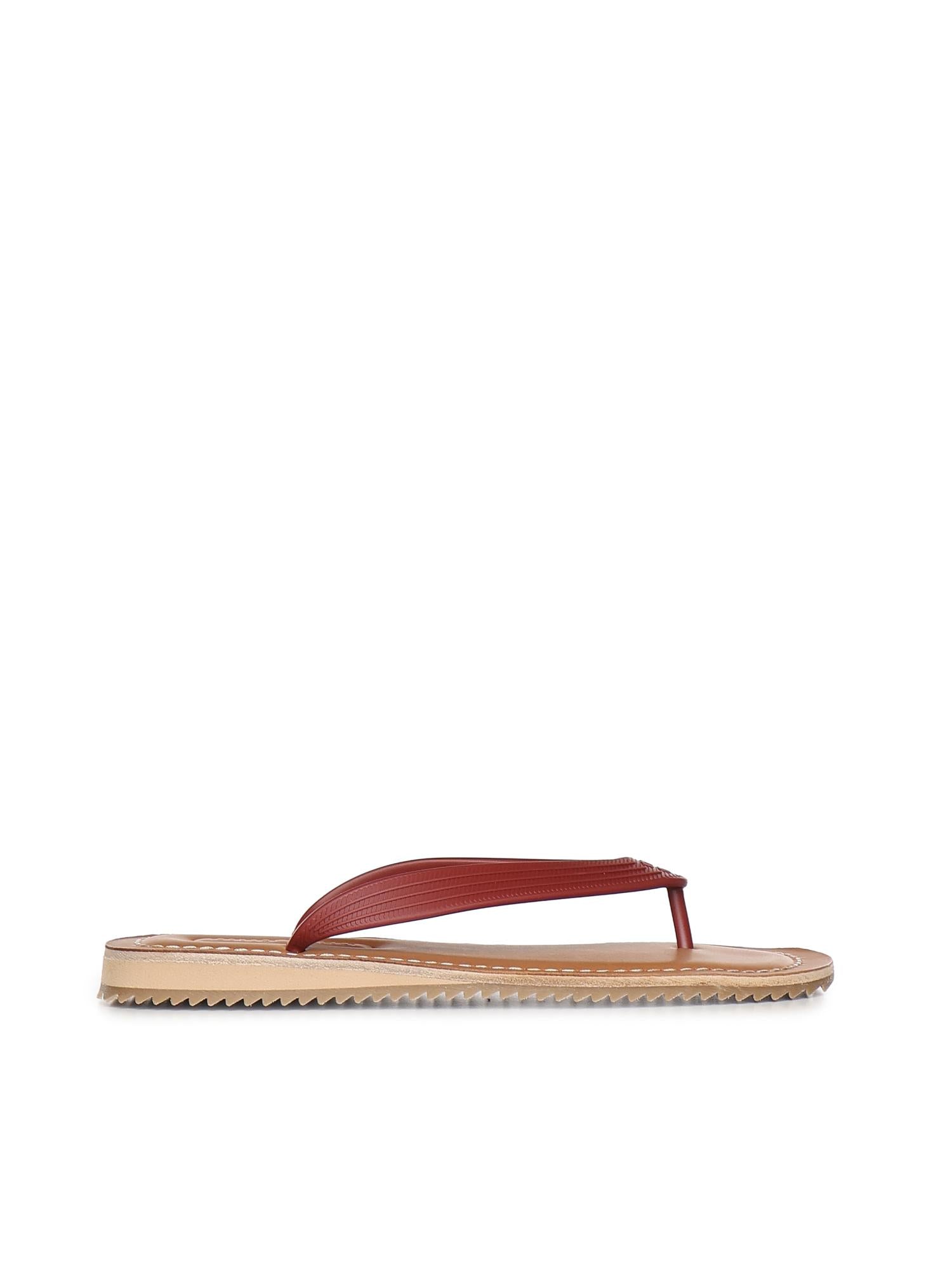 Sandali infradito con logo 5Y638E 3ZMWF0399 MIU MIU 