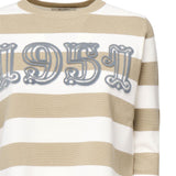 Maglia a righe in lana con ricamo<BR/> 2521366091600 008 MAX MARA 