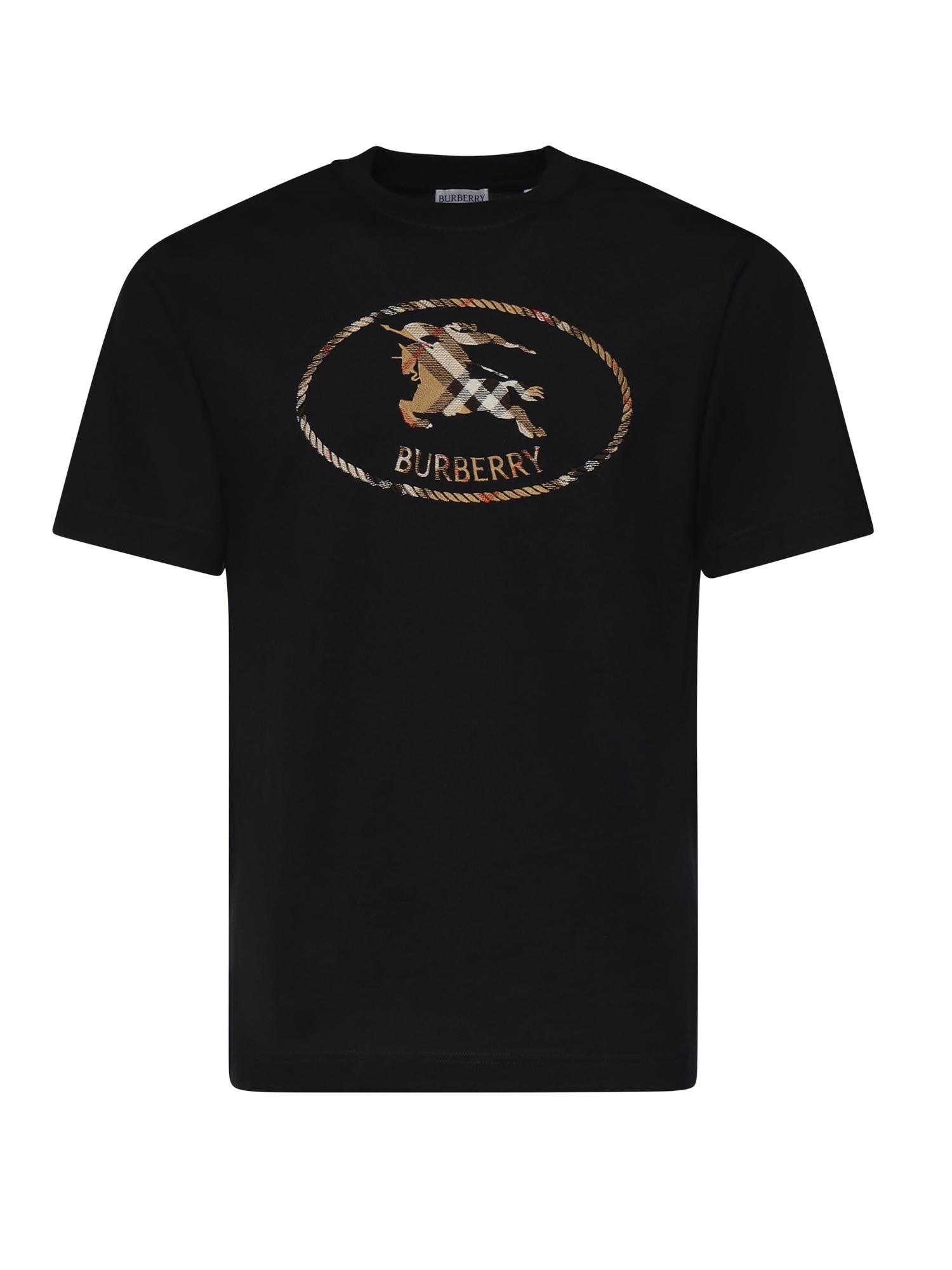 T-shirt in cotone con logo 8123436 A1189 BURBERRY 