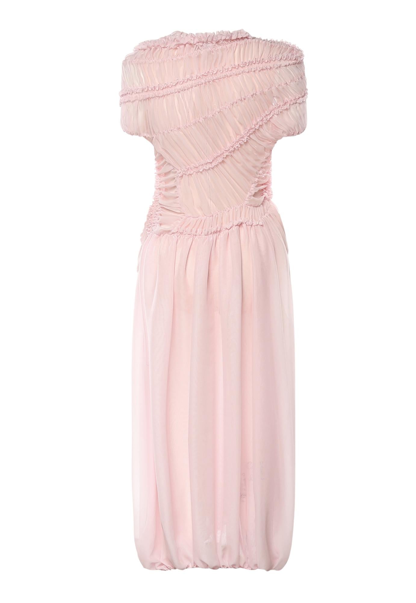 Abito midi in mussola di seta 317526  MAGDA BUTRYM 