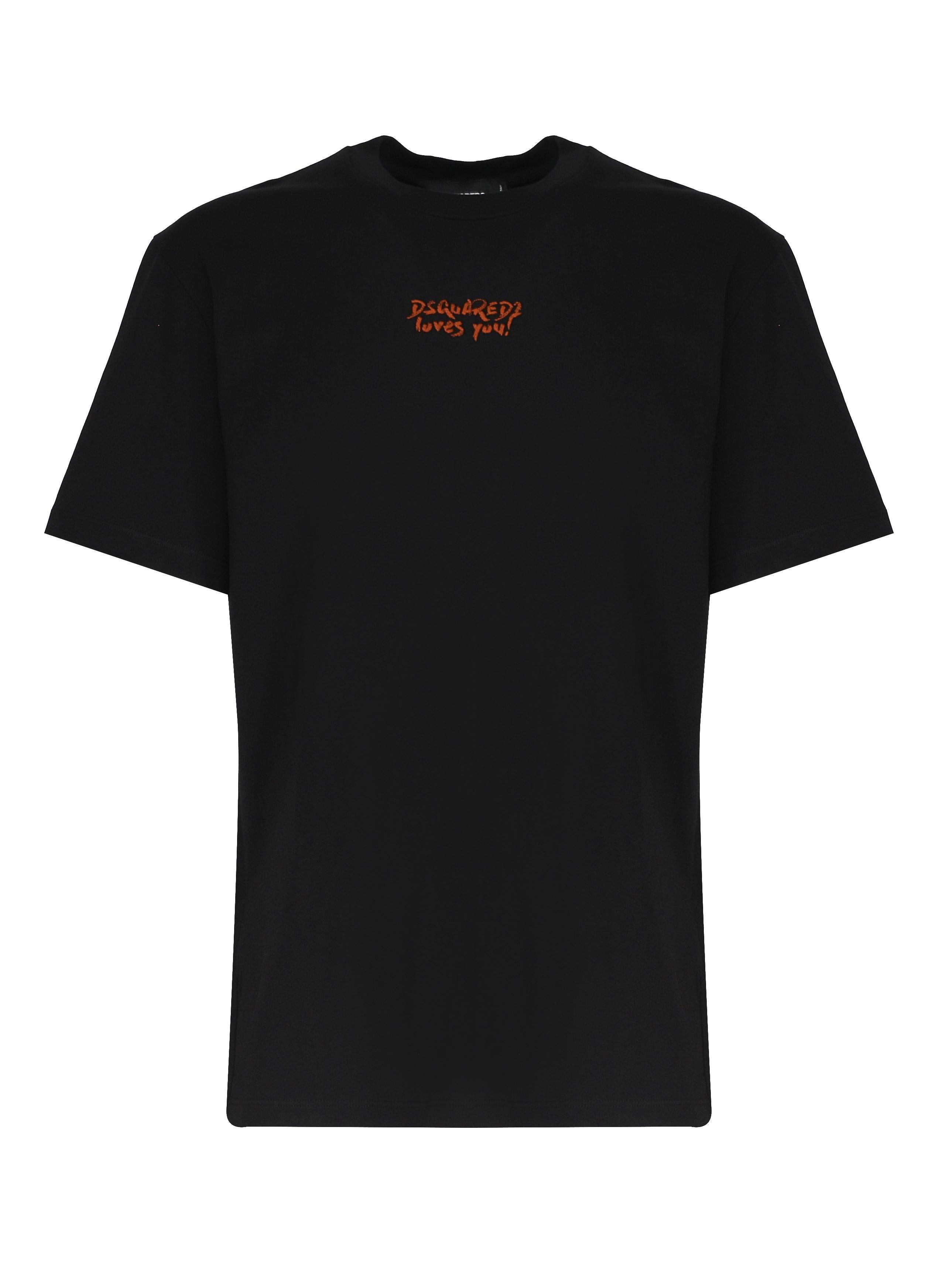 T-shirt logo in cotone S74GD1362 D20020900 DSQUARED2 