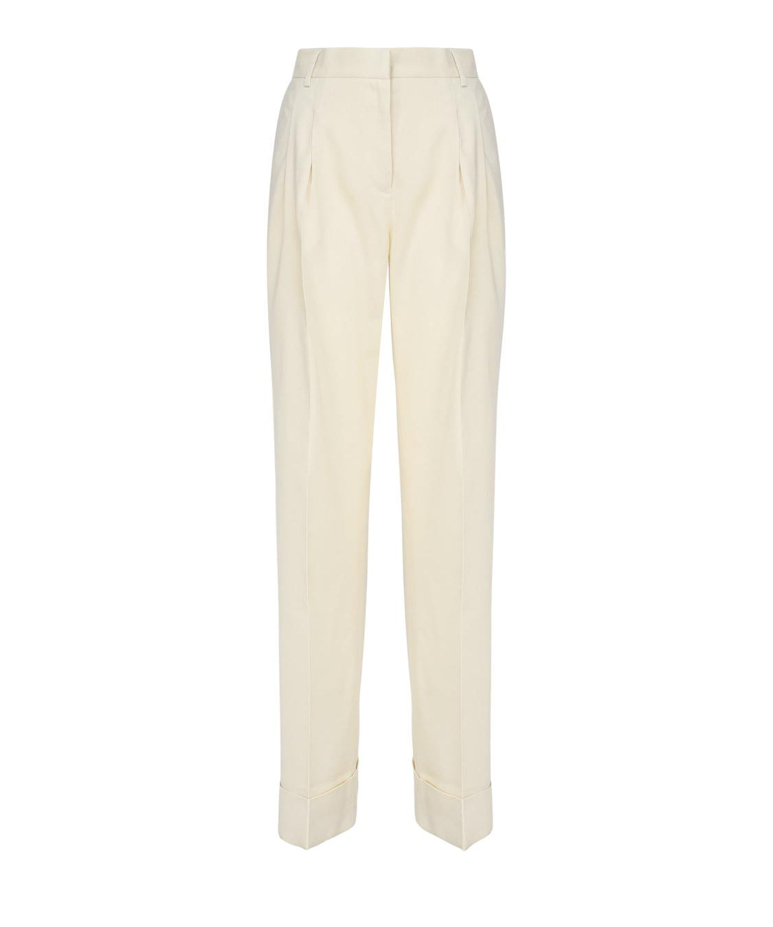 Pantaloni Nathalie in misto lino TM150407A TNL009PALE YELLOW THE ANDAMANE 