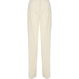 Pantaloni Nathalie in misto lino TM150407A TNL009PALE YELLOW THE ANDAMANE 