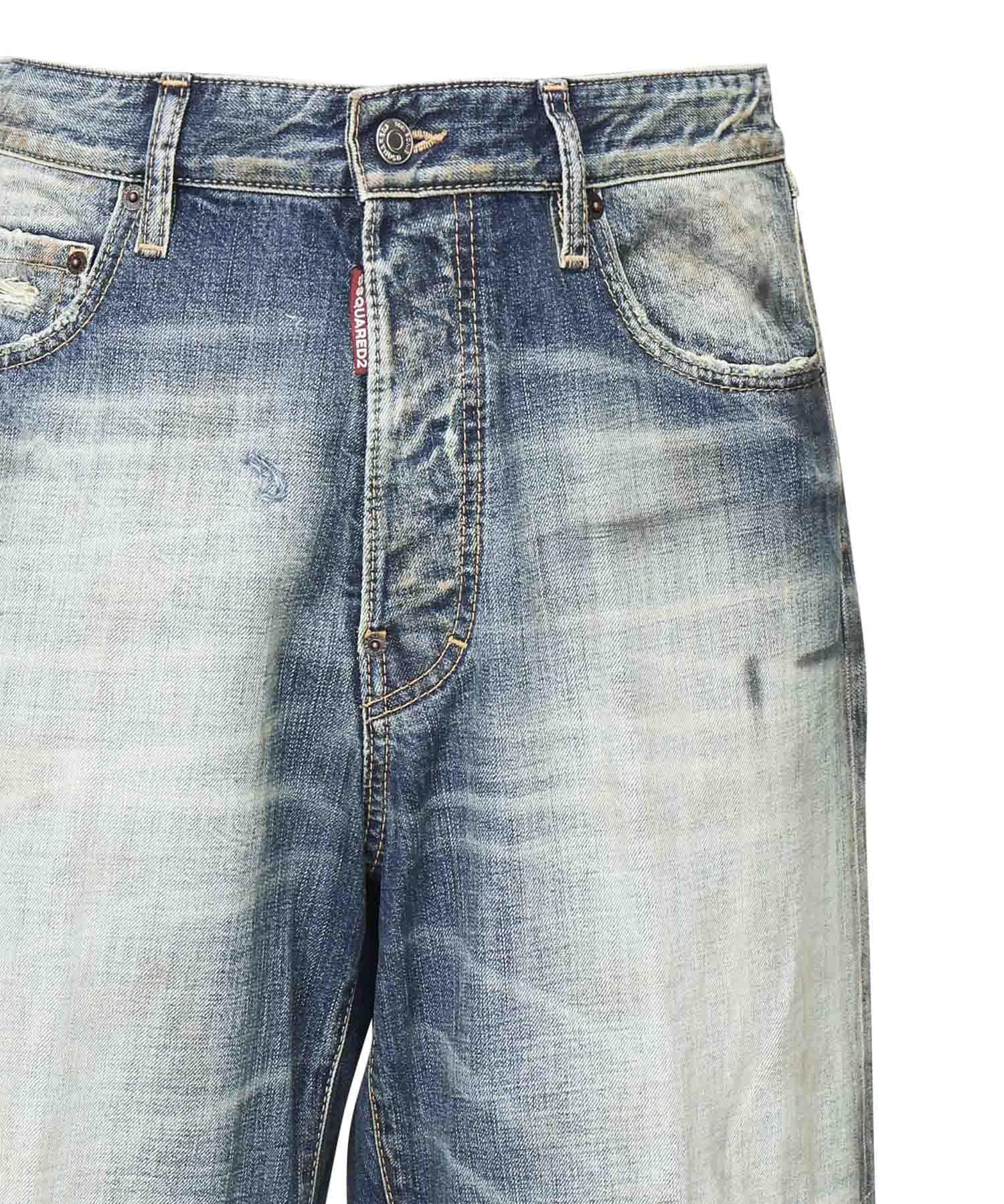 Jeans distressed con logo S74LB1759 D30011470 DSQUARED2 