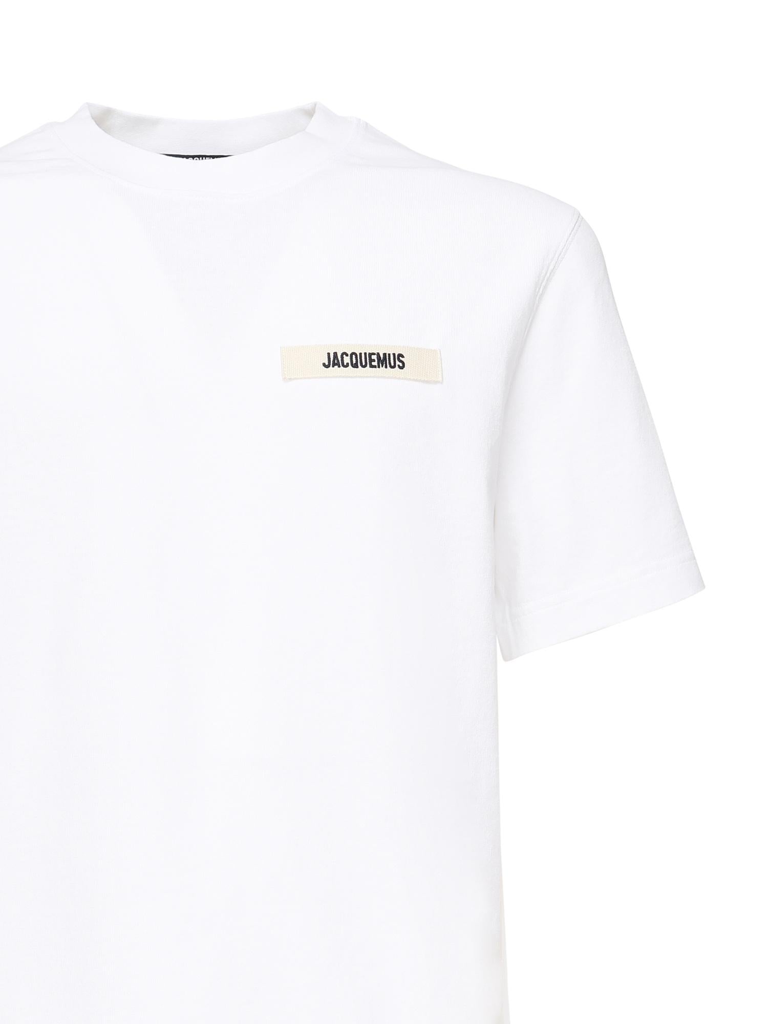 T-shirt le t-shirt gros-grain 25HTSM00133AJ00226 100 JACQUEMUS 