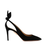 Pumps Bow Tie in suede DENMIDP0 SUE000 AQUAZZURA 