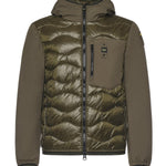 Piumino imbottito con logo<BR/> 25WBLUC08078 006355670 BLAUER 