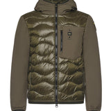 Piumino imbottito con logo<BR/> 25WBLUC08078 006355670 BLAUER 