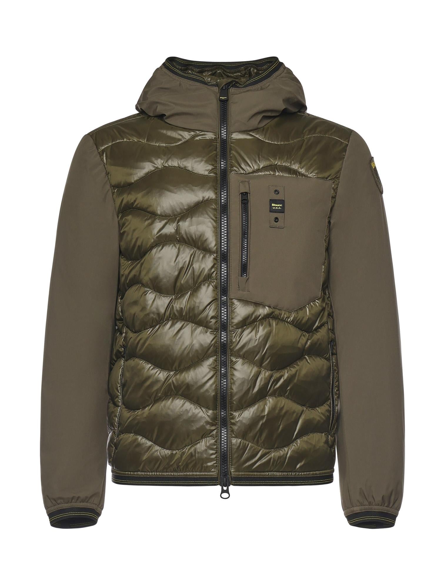 Piumino imbottito con logo<BR/> 25WBLUC08078 006355670 BLAUER 
