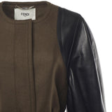 Cappotto midi in lana FF6150 AJ0KF1T6G FENDI 