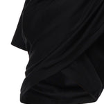 T-shirt cropped asimmetrica in jersey cotone 226JTS241JS0290 9999 COURREGES 