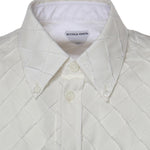 Camicia Intrecciato in popeline di cotone 852469 V6CX09107 BOTTEGA VENETA 