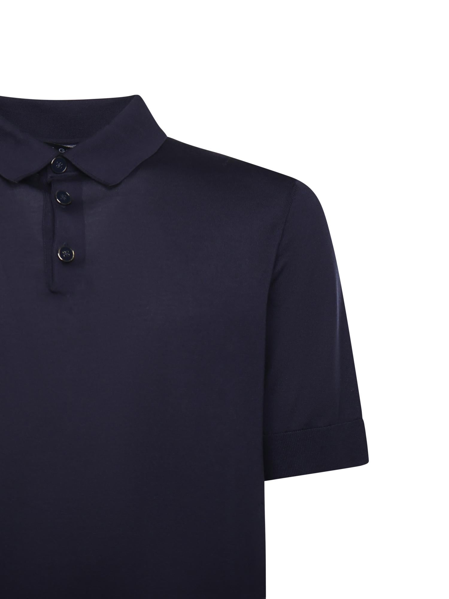 Maglia polo in seta GXZ02Z JBSO5B6712 DOLCE & GABBANA 