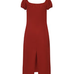 Abito in cotone con logo MF6183 1BMSF0011 MIU MIU 