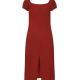 Abito in cotone con logo MF6183 1BMSF0011 MIU MIU 