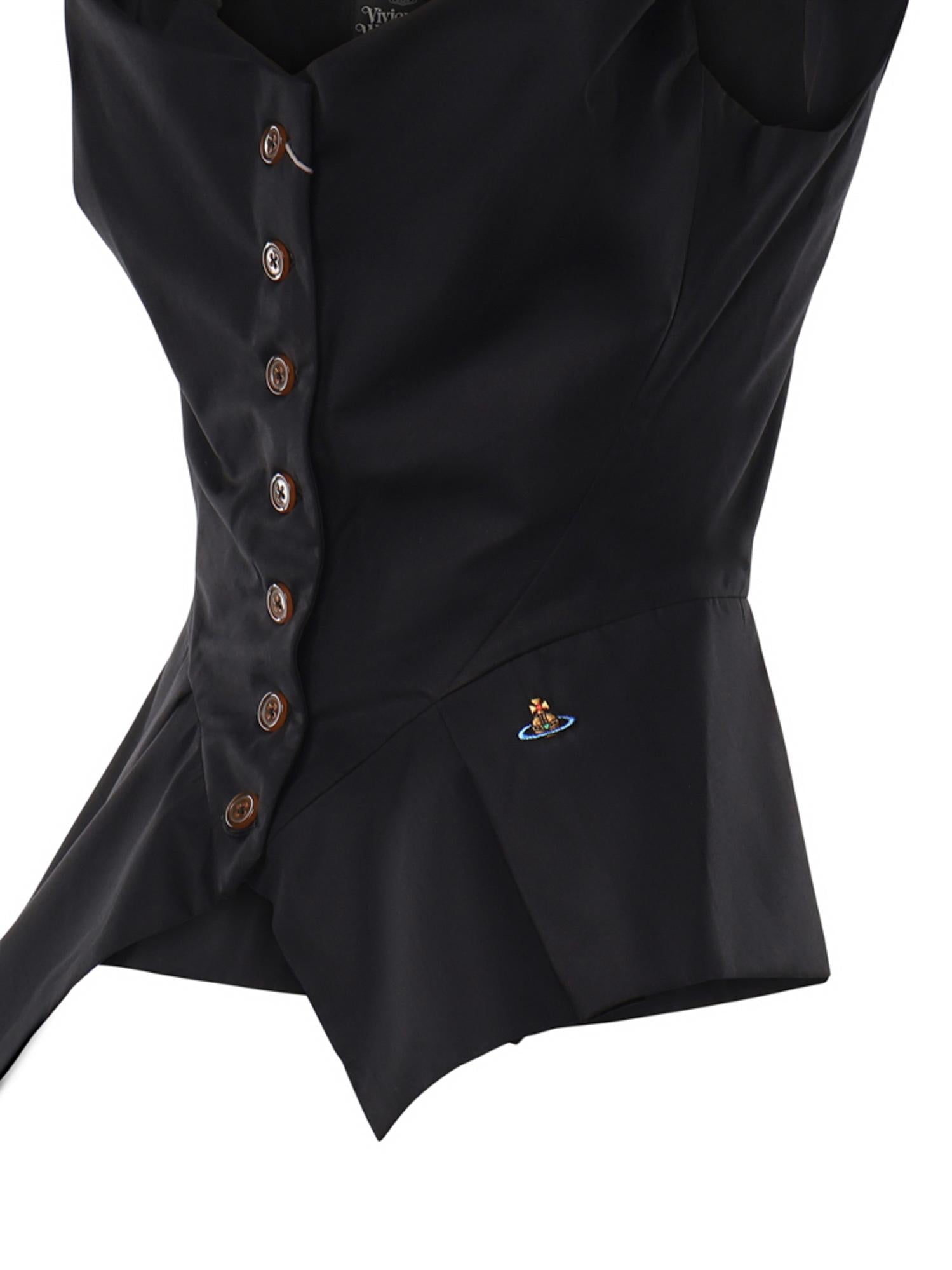 Gilet Monday in cotone 15050012 W009QN401 VIVIENNE WESTWOOD 