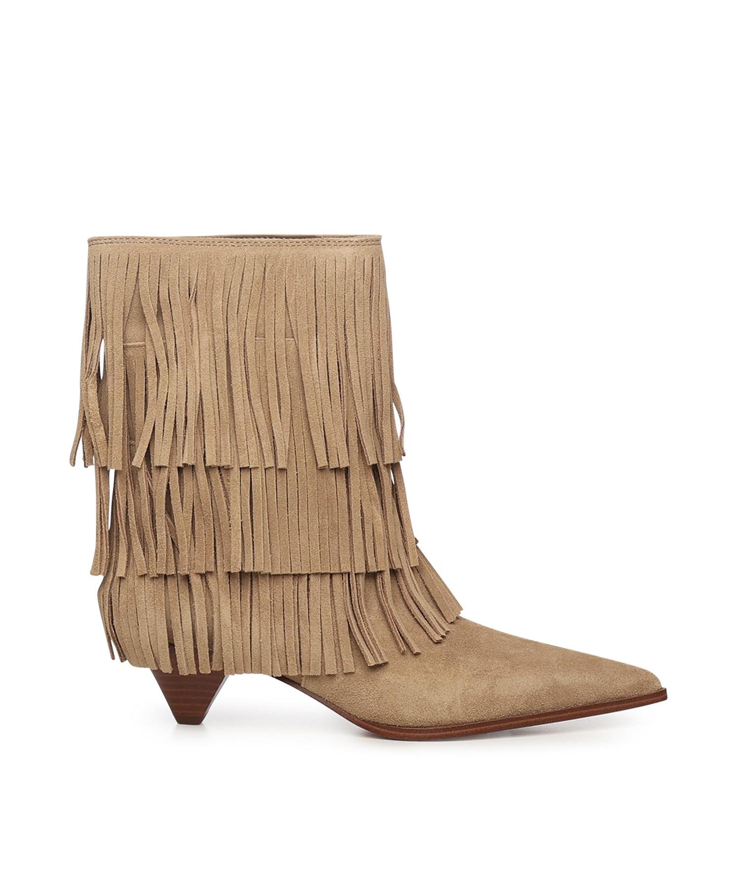 Stivale Jayla in pelle scamosciata con frange 40F5JYME6S 297 MICHAEL MICHAEL KORS 