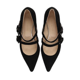 Pumps Geluci in camoscio GELUCI CAM. NERO GIULIANO GALIANO 