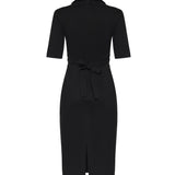 Abito midi con fiocco 106499 A34IZ99 PINKO 