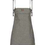 Mini abito a quadri MF5860 12OFF0964 MIU MIU 