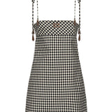 Mini abito a quadri MF5860 12OFF0964 MIU MIU 