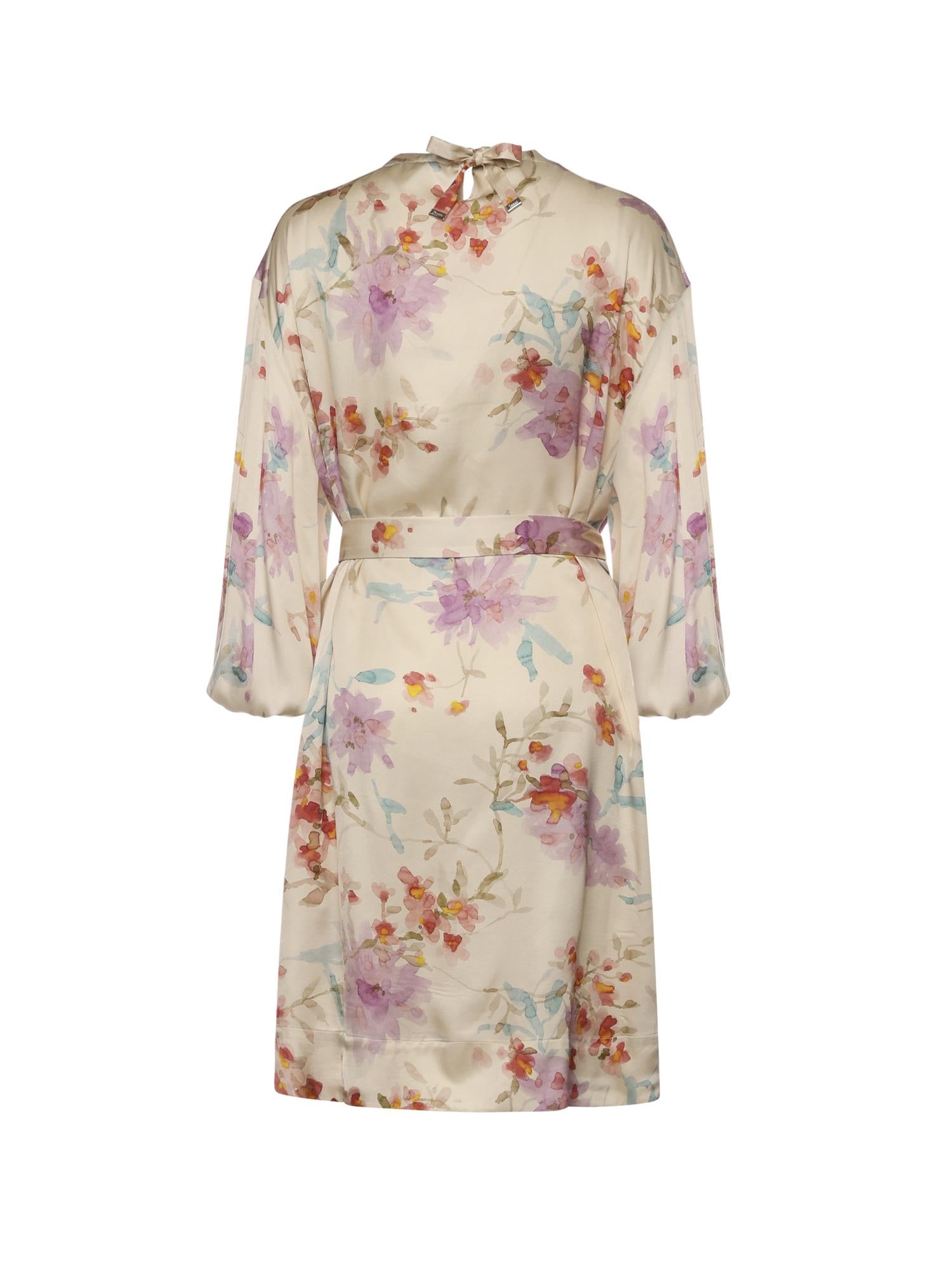 Abito con stampa floreale AB000055D 12789P9999 HERNO 